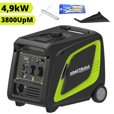 Stromerzeuger Inverter Benzin Notstromagreggat Generator Stromagregat 4,9 kW - Bild 1 von 4