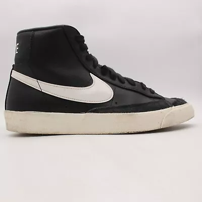 Nike Blazer Mid '77 Vintage Men's Size 10 Black White Sail Shoes BQ6806-002 - Image 1 of 4