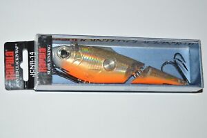 rare rapala special jointed clackin' rap jcnr-14 rattle 5.5" orange belly