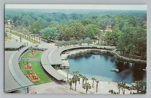 Silver Springs Florida FL Birds Eye View Chrome Postcard 1950s - Picture 1 of 2
