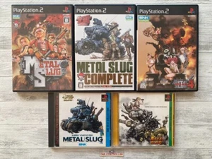 Sony PlayStation PS1 & 2 Metal Slug & 4 & X & komplettes 5-Spiele-Set aus Japan - Bild 1 von 12