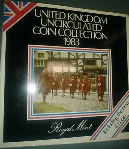 1983 United Kingdom (BU) Brilliant Uncirculated – 8 Coins Set - Picture 1 of 3