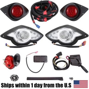 Tail Lights & Full LED Light Kit Head for Yamaha G29 YDR Drive Golf Cart 2007 Up - Picture 1 of 15
