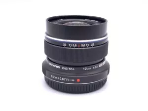 Near Mint Olympus M.Zuiko Digital ED 12mm F/2 2.0 Prime Lens Black #O0003 - Picture 1 of 3