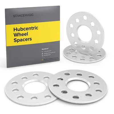 (4) Espaçadores de Roda Plana Hubcentric de 5mm | 5x100 5x112 | Cubo de 57,1 mm | para Audi & VW - Imagem 1 de 4