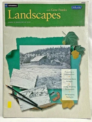 2003 Learn To Draw Landscapes Step By Step Instruction Book Walter Foster 8724 - Image 1 of 2