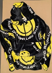 SmileyWorld Unisex Graphic Print Hoodie with Long Sleeves Size S/M NEW W TAGS - Picture 1 of 3