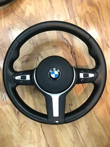 BMW F30 F20 F15 F21 M2 M3 M Sportlenkrad schwarz 32307848338 lenkrad OEM - Picture 1 of 5