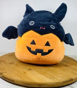 Squishmallows Emily 9” Black Bat Jack-O-Lantern 2020 - Picture 1 of 8