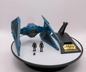 STAR WARS VEICOLO MICRO MACCHINE AZIONE FLOTTA IMPERIALE TIE INTERCEPTOR COMPLETO - Foto 1 di 2