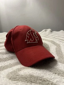 WSU Washington State Cougars Crimson Top of the World Adjustable Hat NWOT - Picture 1 of 2