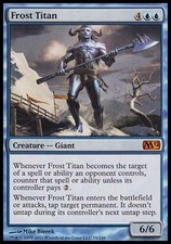 1x Frost Titan M12 MtG Magic Blue Mythic Rare 1 x1 Card Cards