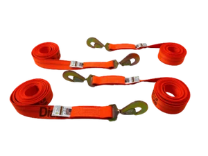 2" x 14' ORANGE DIAMOND WEAVE Strap with Twisted Snap Hook (Pack of 4) - Bild 1 von 3