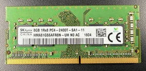 HMA81GS6AFR8N-UH GENUINE SK HYNIX LAPTOP MEMORY 8GB 1RX8 PC4-2400T-SA1-11 - Photo 1/3