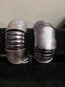 Brazalete elástico sin marca bisutería peltre plata trozo a granel - Imagen 1 de 2