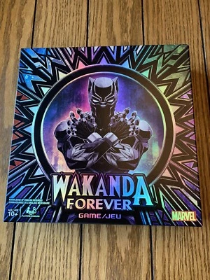 Marvel Wakanda Forever Black Panther Dice-Rolling Board Game New “Opened Box” - Image 1 of 3