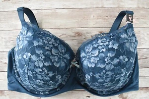 Victoria's Secret 40DD *BODY BY VICTORIA* GEFÜTTERTER HALB BH Midnight Sea Ombre - Bild 1 von 5