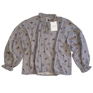 NWT The New Society Olivia Flower Puff Sleeves Blouse Size 14 - Picture 1 of 6