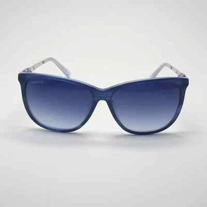 SWAROVSKI SK225 92W Blue Silver Plastic Sunglasses Frame 56-13-135 With  Stones - Picture 1 of 3