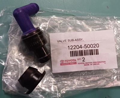 VÁLVULA PCV ORIGINAL Y OJAL LEXUS LS400 4.0L 1UZFE,GS430,LS430 4.3L 3UZFE 00-03 - Imagen 1 de 4