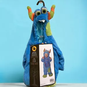 Boys Halloween Blue Monster Costume Size 6- 12 Months Plush NEW - Picture 1 of 2