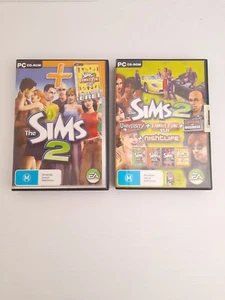 The Sims 2 - PC DVD + Family Fun, University, Night-life & Open For Business X2 - Picture 1 of 10