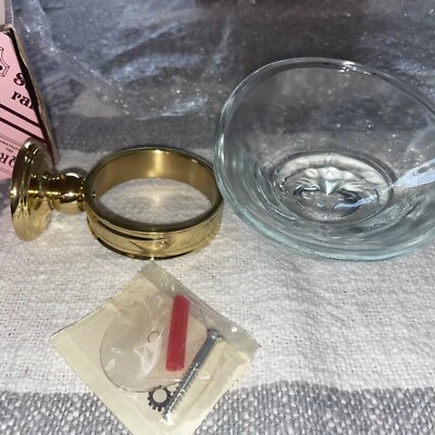 vintage sussex range goldtone soap dish holder wall mount - Image 1 of 4