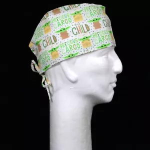 Cappello scrub a tema bianco Star Wars & the Child - Foto 1 di 1