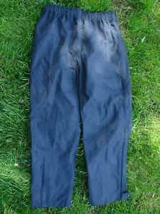 BLAUER 3 Layer Waterproof SUPERSHELL RAIN PANTS CROSSTECH FABRIC Large BLACK - Picture 1 of 6