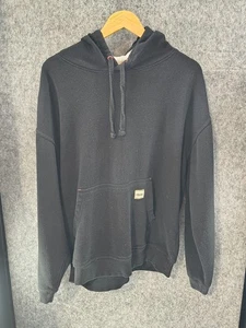 Eddie Bauer Men's Workwear Black Drawstring Hoodie Size L - Picture 1 of 6