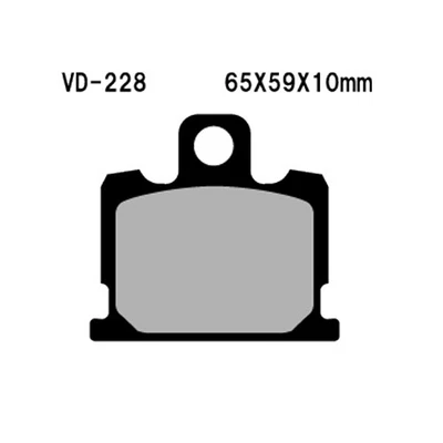 Полуметаллические тормозные колодки Vesrah [передние] Yamaha XS1100L Mid-Special (1981) - Изображение 1 из 2