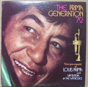 LOUIS PRIMA - THE LOUIS PRIMA GENERATION '72 - SIGNED 1972 LP VINYL RECORD - Picture 1 of 2