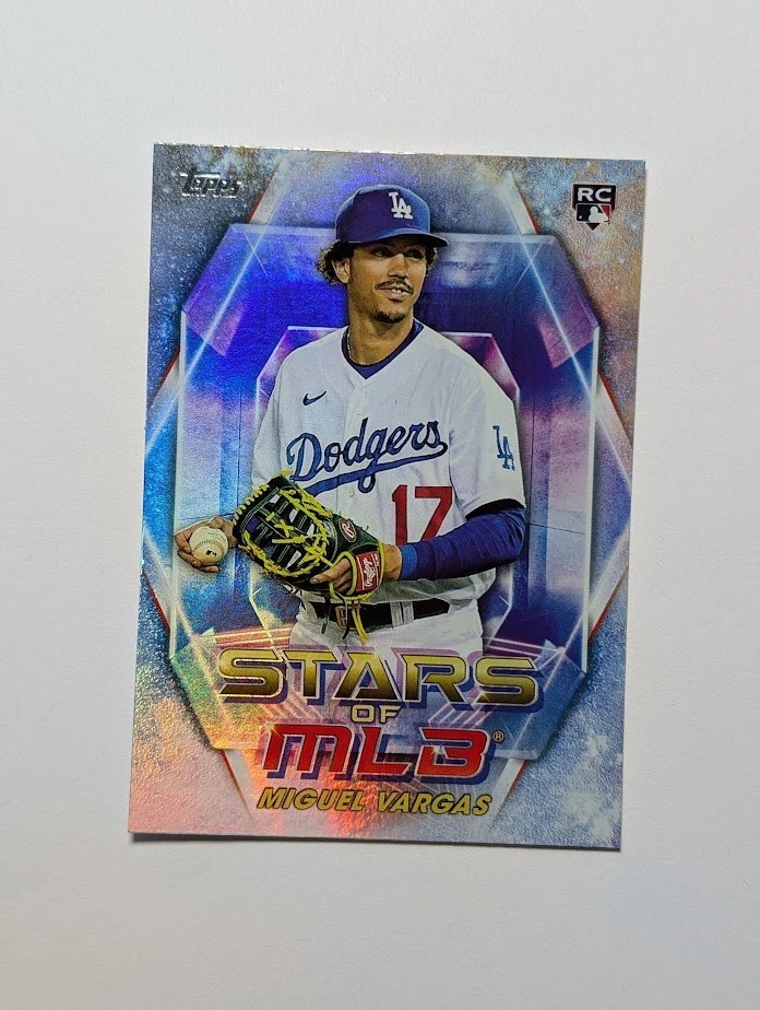 2023 Topps Stars of MLB - Miguel Vargas RC #SMLB-74 Los Angeles Dodgers - Image 1 of 2