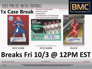 Frank Gore 2025 Leaf Pro Set Calcio in Metallo 1x Super Custodia Rottura #10 - Foto 1 di 1