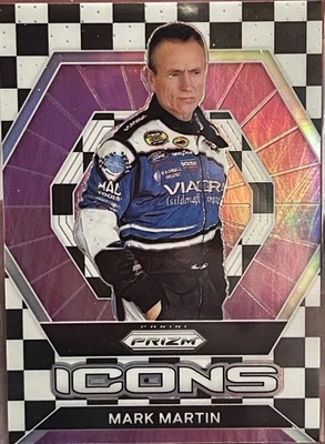 Mark Martin 2022 Prizm Icons Checkered Flag /50 - Image 1 of 2