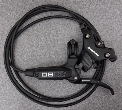Freno de disco y palanca SRAM DB4 izquierda, delantera/trasera 2000 mm montaje en poste de manguera 4 pistones A1 Foto 1 de 4