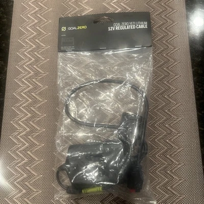 GOALZERO YETI Lithium 12V Regulated Cable PN 98078 New Sealed Bag - Image 1 of 3