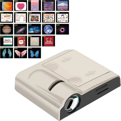 Mini Portatile Proiettore Anniversario Full HD Con 22 Pezzi Cambia Bambini Luce  - Immagine 1 di 4