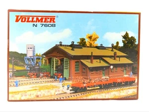 Vollmer N 7608 Lokschuppen 2-ständig  Spur N  1:160 geöffnet  Rarität - Picture 1 of 2
