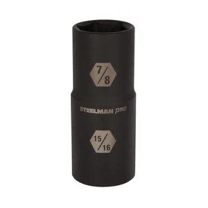 STEELMAN 1/2 in. Drive 7/8 in. x 15/16 in. 6 PT Thin Impact Flip Socket, 79402 - Picture 1 of 2