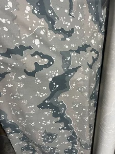 Saudi 6-Color Gray Chocolate Chip Camo Military Ripstop Fabric - Picture 1 of 3