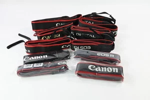 Lot de 10 bretelles cou appareil photo reflex numérique Canon #G070 - Photo 1/6