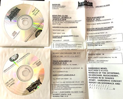 5/15/99 LOU BRUTUS EARLY RARE HARDDRIVE, IN STUDIO: LOCAL H, ROB ZOMBIE, STP - Image 1 of 2