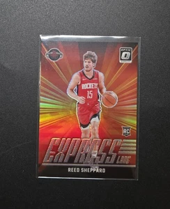 Reed Sheppard 2024-25 Panini Donruss Optic Express Lane #16 Silver Prizm (RC) - Foto 1 di 2