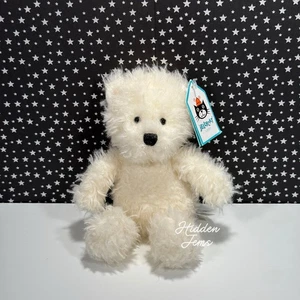 AUTHENTIC❣️Jellycat SMALL ANGORA BLIZZARD BEAR - Fluffy Plush Toy Retired NWT - Picture 1 of 6