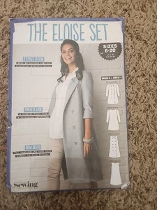 Simply Schnittmuster für THE ELOISE SET Mantel Schürze Größen 6-20 US Neu ungeschnitten - Bild 1 von 2