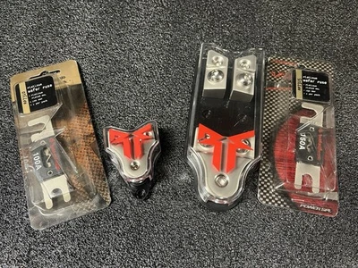 Rockford Fosgate Vintage Old School Amplificador Conjunto de Suporte de Fusível Bloco NOVO EM FOLHA! - Imagem 1 de 3