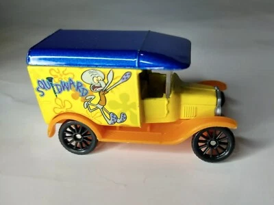 Vintage 1989 MATCHBOX 1921 MODEL T FORD SPONGEBOB SQUAREPANTS SQUIDWARD DIECAST - Image 1 of 4