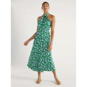 Scoop Women’s Keyhole Halter Neck Dress, Size s Mint Green --Z2-- - Picture 1 of 4