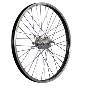Laufrad 20 Zoll Hinterrad Fahrrad Rücktrittbremse Aluminiumfelge 1 Gang schwarz - Bild 1 von 9